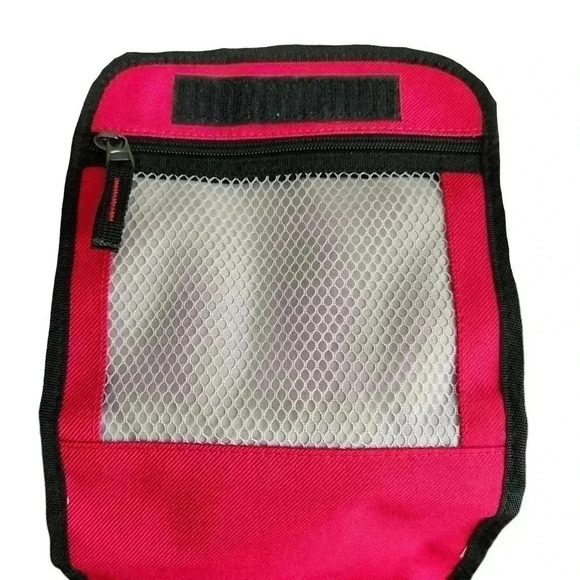 Heys Ecotex TravelMate Red Organizer Crossbody Bag Recycled Nylon - Picture 10 of 15